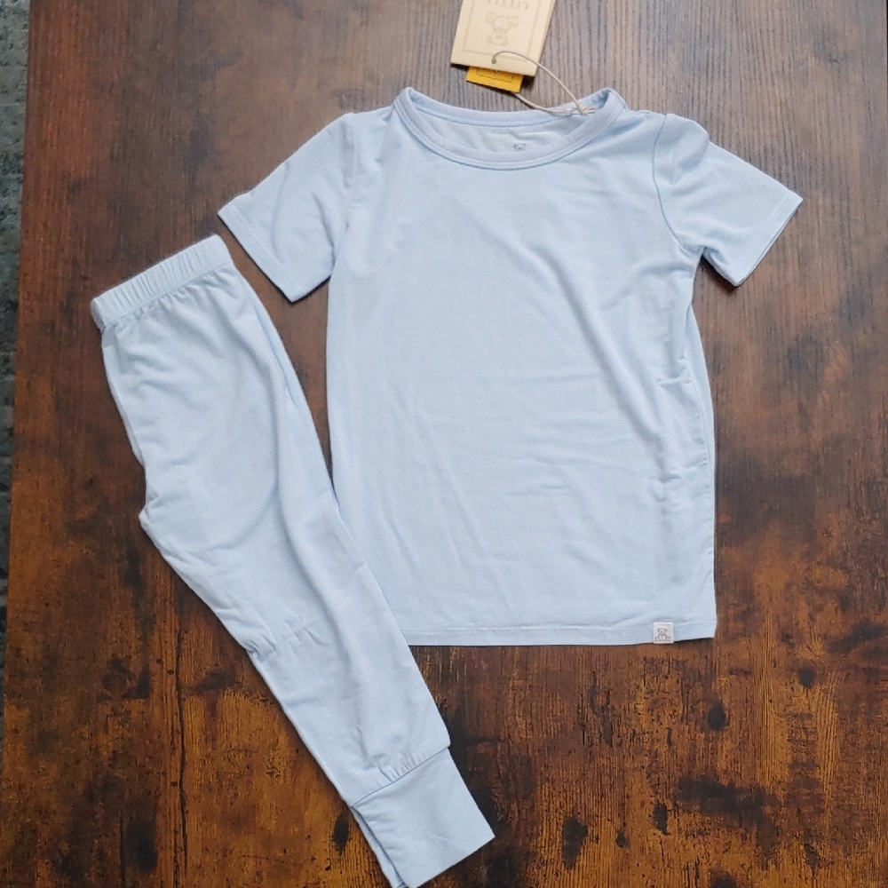 BNWT Little Snuggles by Charlie's Project Kids Light Blue 2pc Set 18-24mo